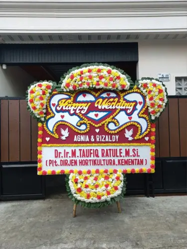 Papan Bunga Pernikahan batam